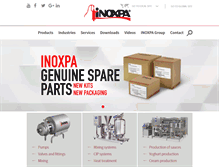 Tablet Screenshot of inoxpausa.com